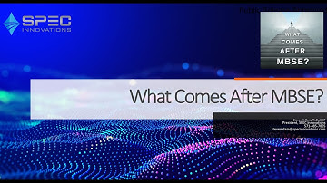 What Comes After MBSE?