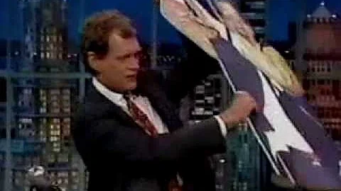 Carlin Trammel's letter read on Late Night with Da...