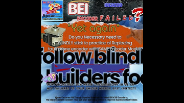 BEI Ideacod Encoder Troubleshooting Signal Check Repair Upgrade to superior Encoder ServoRepair.ae