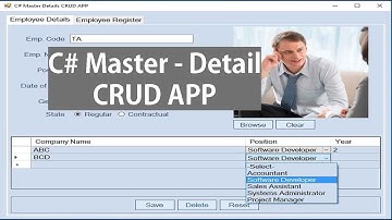 How to Create Master Details Form in C# Windows Application Using DataGridView