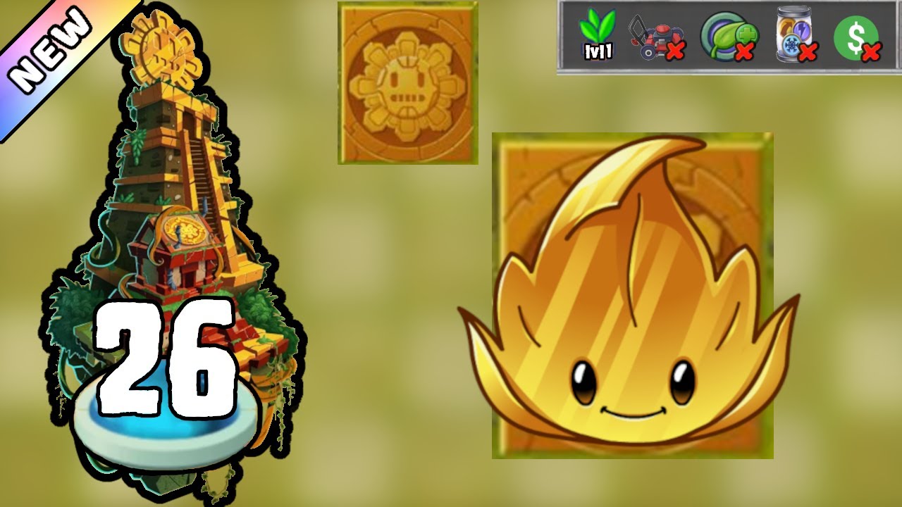 Plants vs Zombies 2 - Lost City Day 26 [Plants Lvl 1 & No Premium ...