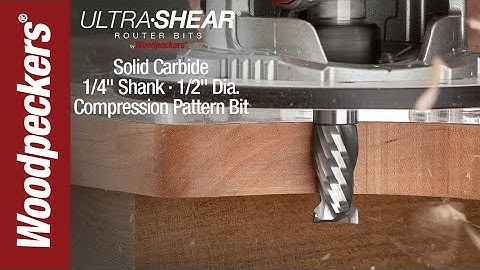 Ultra-Shear Compact Compression Pattern And Mortising Bit