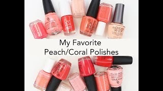My Favorite Peach/Coral Polishes