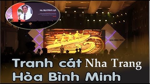 Tranh cát Nguyễn Tiến tại Nha Trang sự kiện "