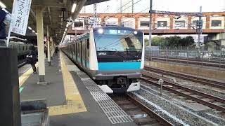 E233系1000番台 浜松町駅発車