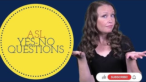 ASL Practice: YES NO QUESTIONS Asl grammar #aslinteractive