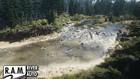 UPBGE - R.A.M River Auto Material #unity3d #animation #assets #tutorial #Idea #upbge #blendergame