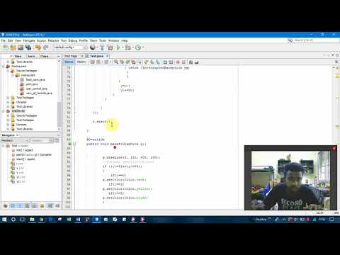 Bouncing of a ball using JAVA applet
