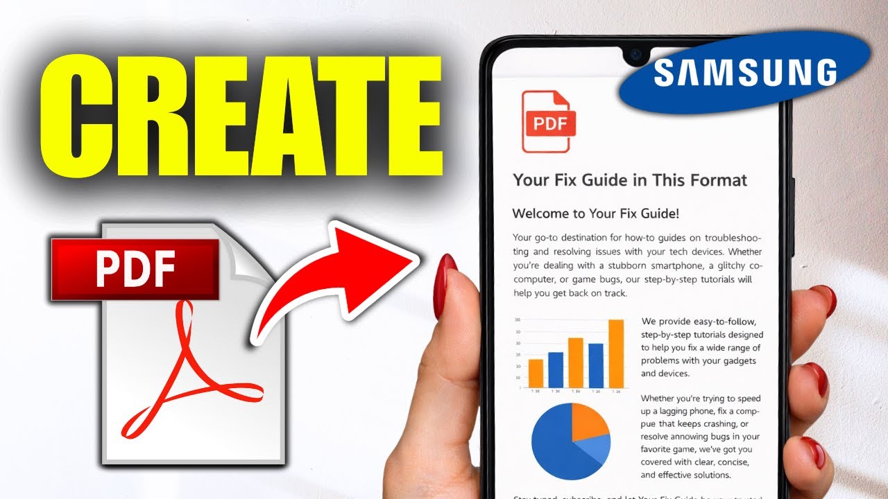 How To Make PDF File In Samsung Mobile (Full Guide) - YouTube