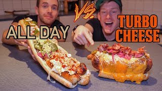Hot Dog Challenge!  vem gör bäst korv med bröd?