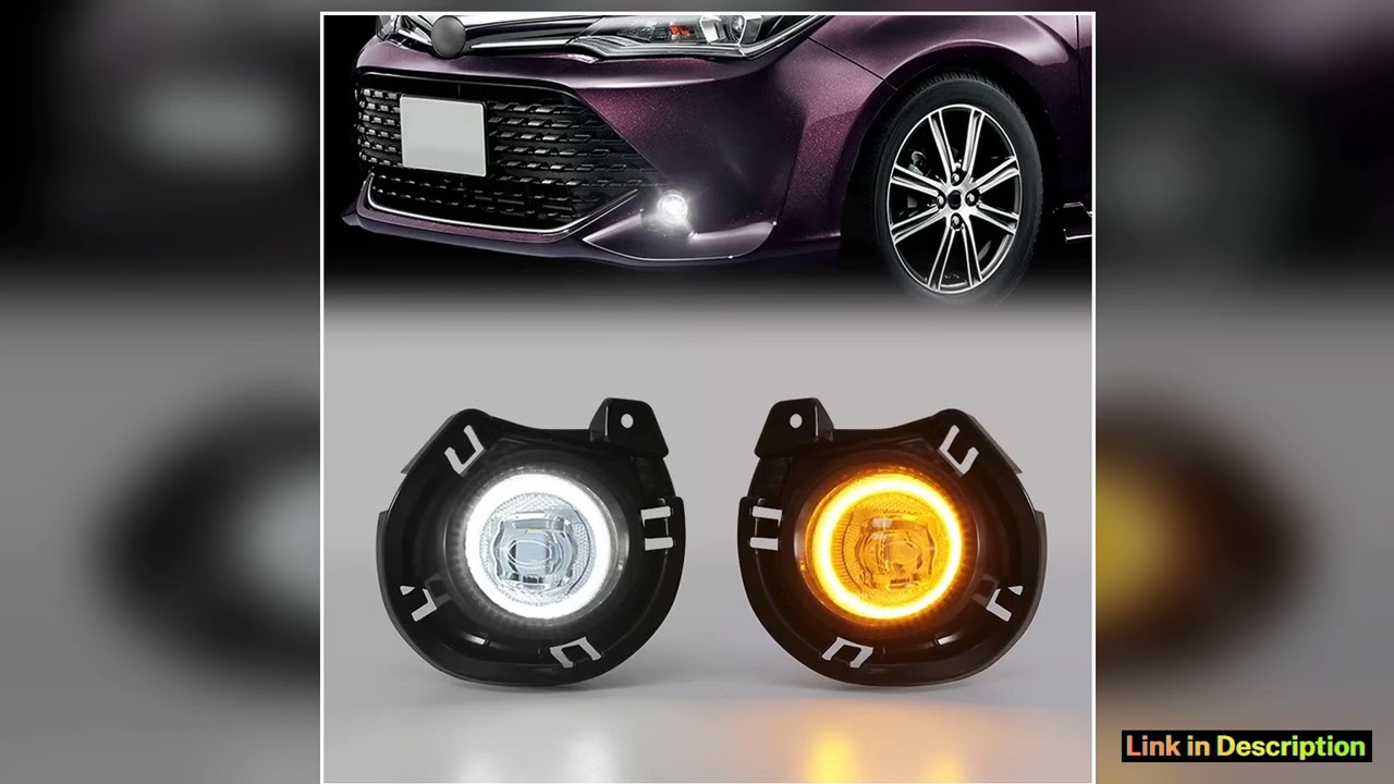 LED Fog Lamp For Toyota Corolla AXIO 2015ON Daytime Running Lights DRL White Yellow Improved Build