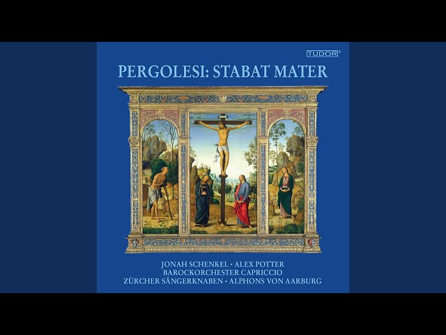 Pergolèse - Stabat Mater: Cujus animam : J.Schenkel / Orch baroque Capriccio / A.von Aarburg