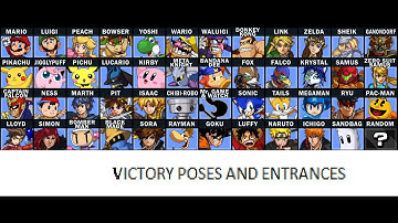 SSF2 Entrances & Victories remastered