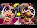 Fnaf security breach  early shattered animatronics