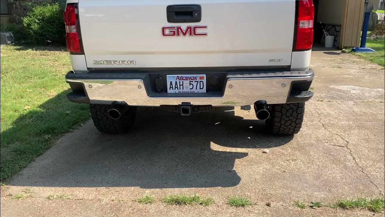 Installed Borla ATAK on my 2014 GMC Sierra 1500 - YouTube
