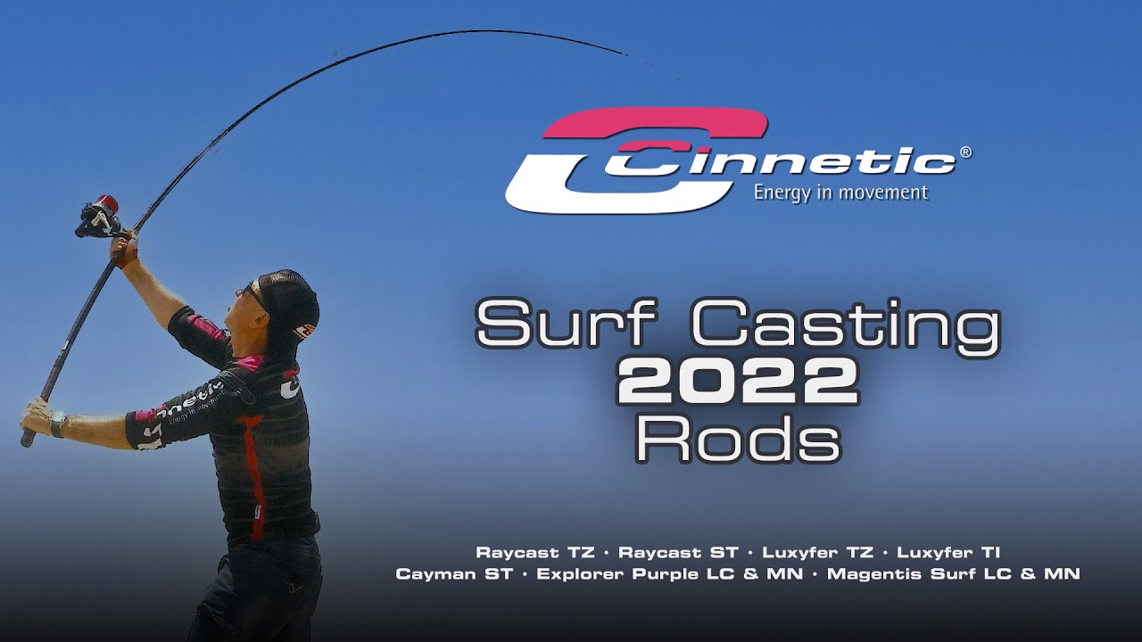 Cañas surf casting Cinnetic 2022 a prueba 