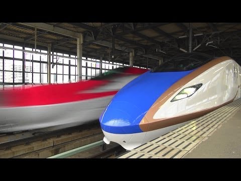 北陸新幹線 E7系 東北新幹線内 試運転映像集 Shinkansen test run