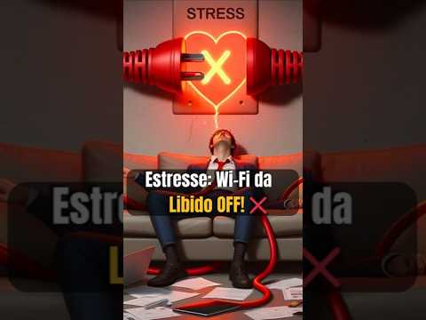 Libido Sumiu? 🤯 O Estresse Cortou Seu Wi-Fi do Desejo! 📶