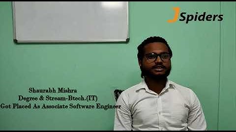 QSpiders Noida Branch Placed Student Review || Placed As Associate Software Engineer