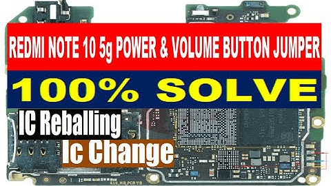Redmi Note 10 5g On Off & Volume Jumper Solution | Power Button Jumper | Volume Button Jumper