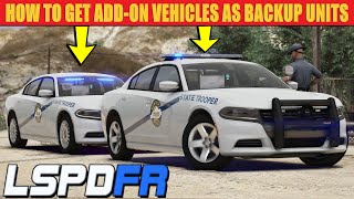 How To Install ADD-ON Vehicles As Backup | Ultimate Backup | GTA 5 #lspdfr