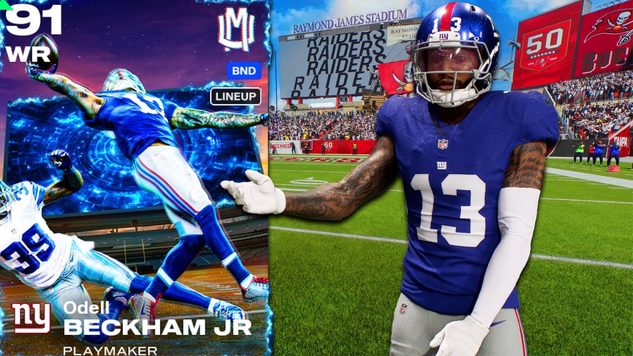 Оделл Бекхэм-младший — это обязательная карта.