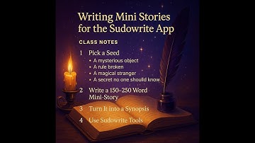 Short Stories with Smart Dictation Hosted by Sudowrite & Manon Doucet