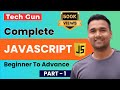 🔴 Complete JavaScript Tutorial In Hindi for Beginners With Projects ( Part-1 )