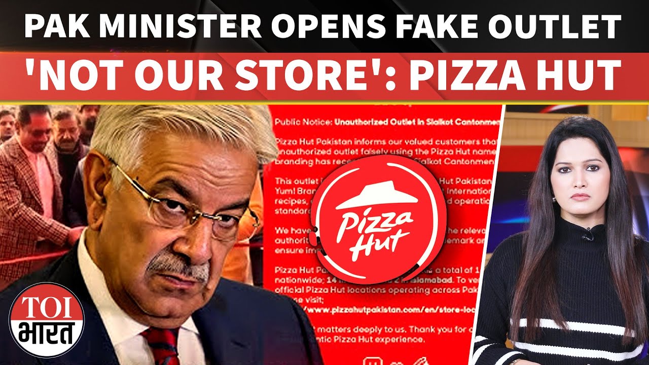 Pakistan Defence Minister Khawaja Asif Brutally Trolled After Inaugurating Fake Pizza Hut Outlet