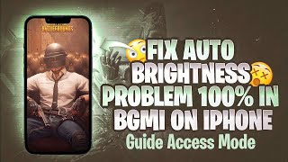 Fix iPhone Automatic Low Brightness while Playing Pubg | iPhone Screen Dimming Automatically
