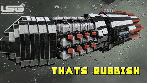 Space Engineers - Inertia Based Weapons, Effective Or Ineffective ? Waste Disposable Ship