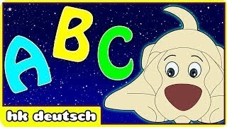 Learn the alphabet Sing along alphabet song Alphabet song | HooplaKidz Deutsch Kinderliede