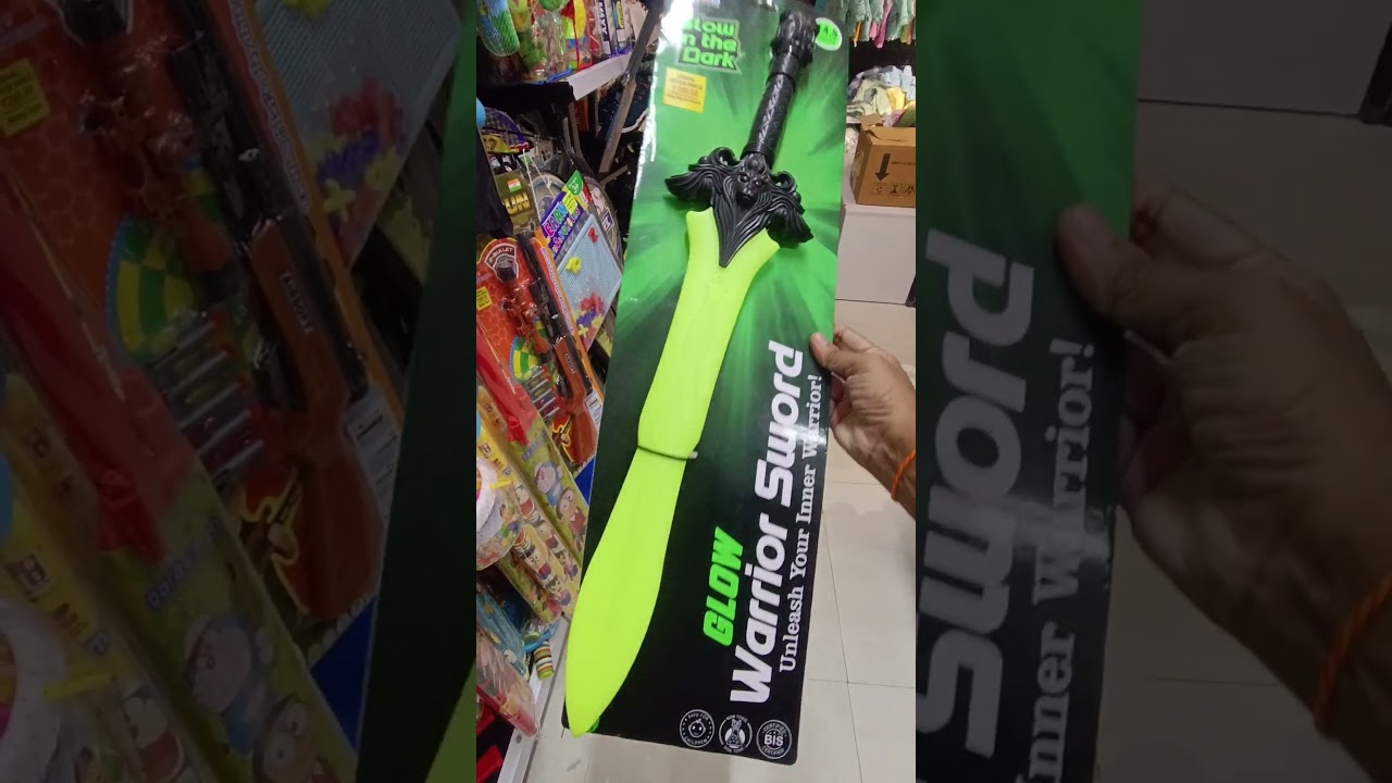 RC Glow Warrior sword Toy Testing 