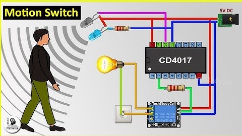 How_To_Make_Motion_Sensor_Light_Switch_using_CD4017_&_IR_sensor_at_Home