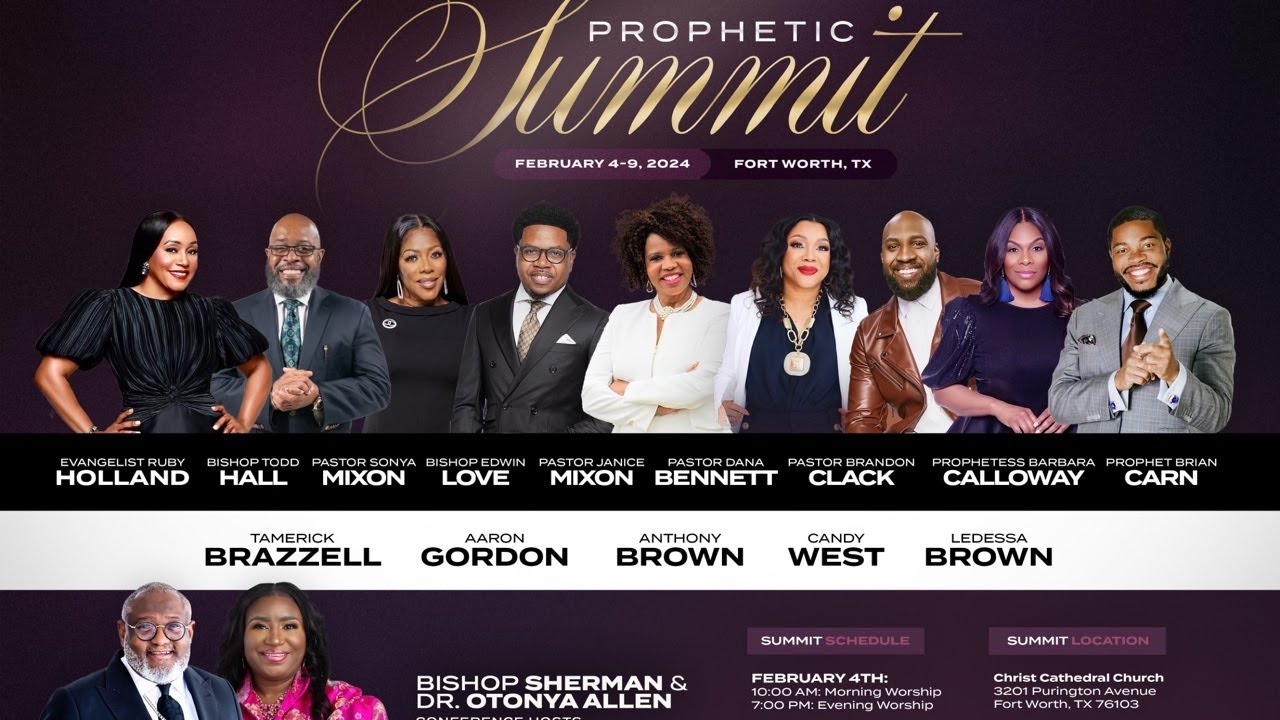 Prophetic Summit-Bishop Edwin Love - Noon Day Worship - YouTube