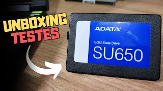 SSD ADATA SU650 | Unboxing e Primeiros Testes