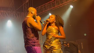 ADEKUNLE GOLD AND SIMI IN LOVED UP PERFORMANCE ON STAGE THROWS FANS INTO FRENZY