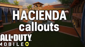 Hacienda Callouts CODM|| Call of duty mobile 