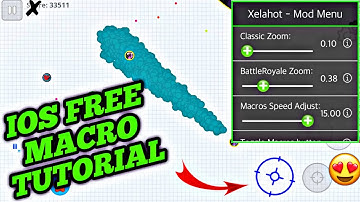 NEW FASTEST MACRO AND ZOOM ON IOS + DESTROYE SERVER WITH FASTEST MACRO*MACRO SKILLS*(AGAR.IO MOBILE)