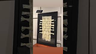 DIY Rattan wall decor. Modern. Hobo. Scandinavian. #diywalldecor #diycrafts #dollartreediy