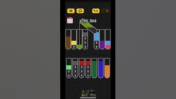 Water Sort puzzle level 1049 | AYU Gamester #shorts