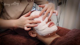 ASMR | It's not only a Massage! Perfect face massage for anti aging & deep sleep at Hapy Nails & Spa