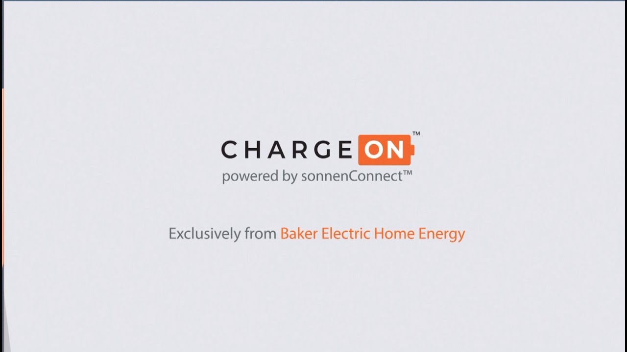 Baker Electric Home Energy's ChargeOn_30 Energized by sonnenConnect
