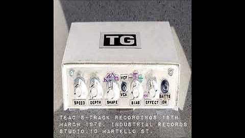 Throbbing Gristle - Industrial records Studio,Teac 8-track recording,18/03/1979   (Bootleg)