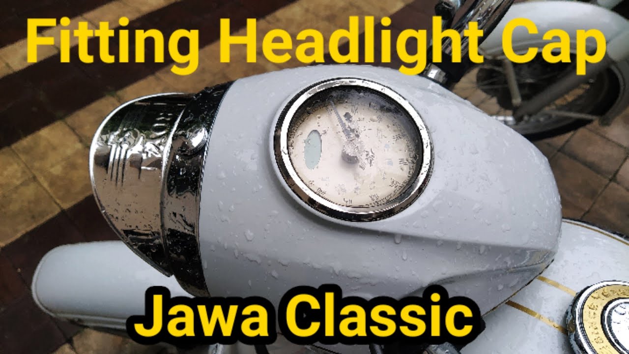 jawa headlight cap