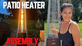Unboxing Assembly of the Fire Sense Coronado Pyramid Patio Propane Heater Step-by-Step Guide
