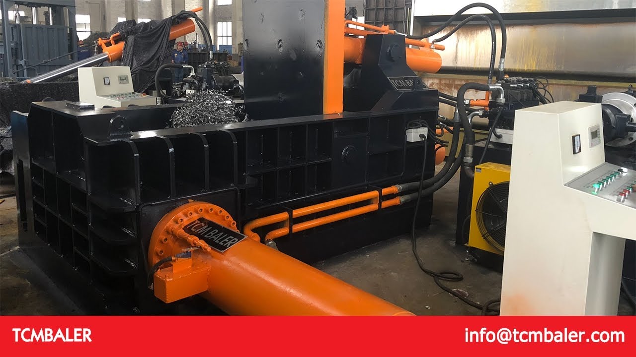 industrial aluminum can compactor YouTube