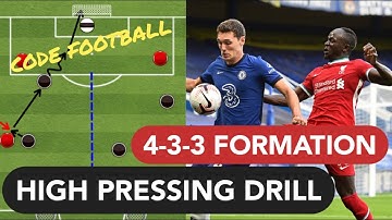 4-3-3 high-pressing drill!