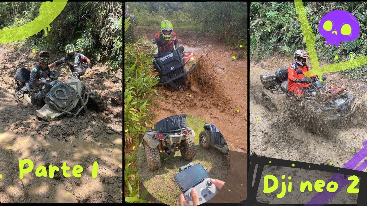 Coloquei o DJI Neo 2 na Trilha… Olha o Resultado!