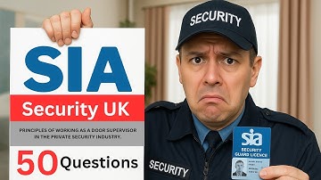 Security Guard Training in UK, Exam Questions for UK Security Licence 2025